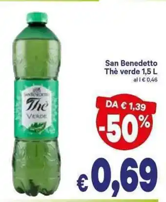 A&O San Benedetto Thè verde 1,5l offerta
