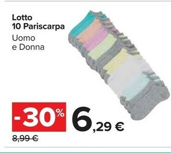 Carrefour Lotto 10 Pariscarpa offerta