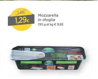 DPiù Mozzarella In Foglia offerta