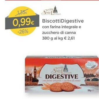 Despar - Vital Biscotti Digestive 380 G(ml)