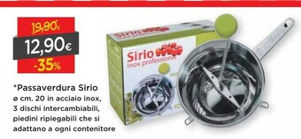 DPiù Sirio Passaverdura offerta