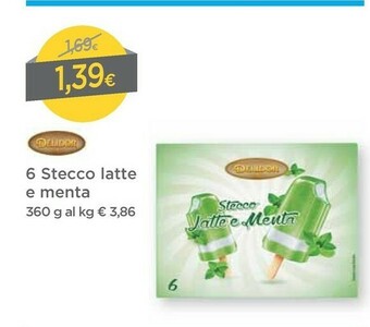 DPiù 6 Stecco Latte E Menta offerta