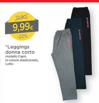 DPiù Leggings Donna Corto offerta
