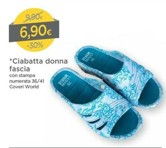 DPiù Ciabatta Donna Fascia offerta