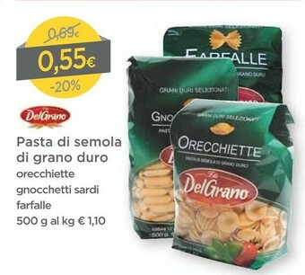 DPiù Delgrano Pasta Di Semola Di Grano Duro offerta