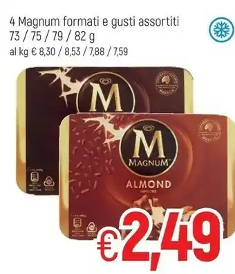 Famila Algida 4 Magnum Formati E Gusti Assortiti offerta