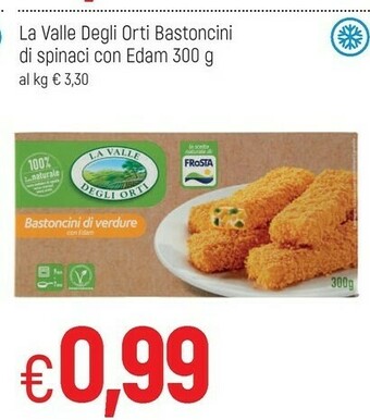 Famila La Valle Degli Orti - Bastoncini Di Spinaci Con Edam offerta