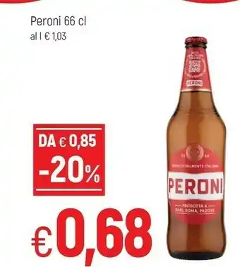 Famila Peroni Birra 660 G(ml) offerta