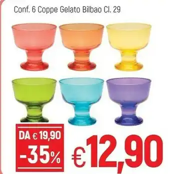 Famila 6 Coppe Gelato Bilbao offerta