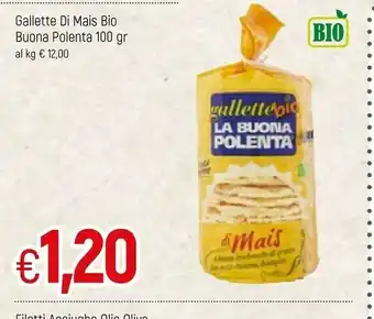 Famila La Buona Polenta - Gallette Bio 100 G(ml) offerta