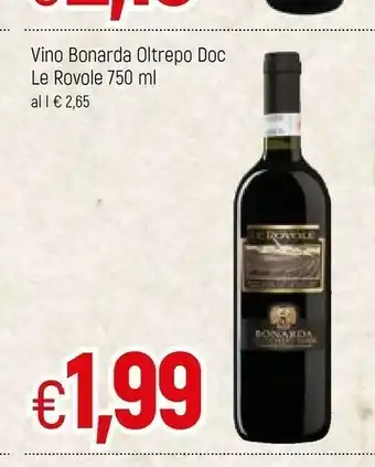 Famila Le Rovole - Barbera Oltrepò Pavese DOC 750 G(ml) offerta
