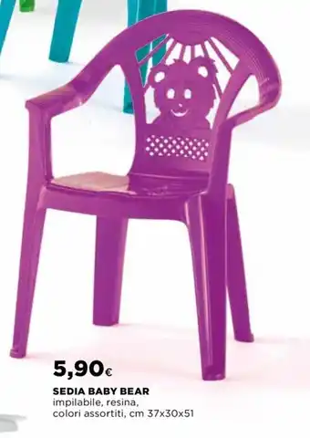 Ipercoop Sedia Baby Bear offerta