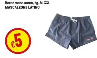 Iper La Grande Mascalzone Latino Boxer Mare Uomo offerta
