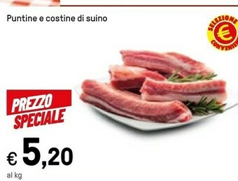 Iper La Grande Puntine E Costine Di Suino offerta
