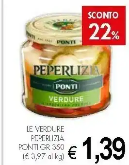 Ponti Peperlizia Le Verdure In Agrodolce 350 G(ml)