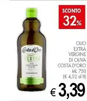 Costa D'Oro - Olio Extra Vergine Di Oliva 750 G(ml)