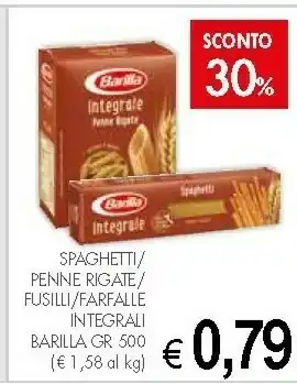 PrestoFresco Barilla Spaghetti / Penne Rigate / Fusilli / Farfalle Integrali offerta