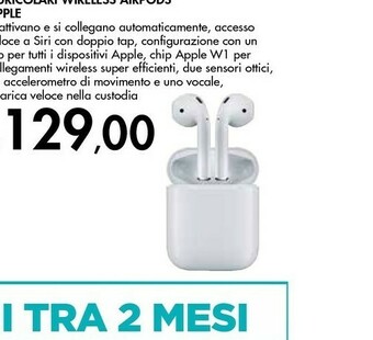 Bennet Apple Auricolari Wireless Airpods offerta