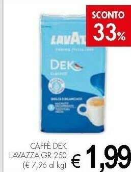 Crai Lavazza Dek Intenso offerta