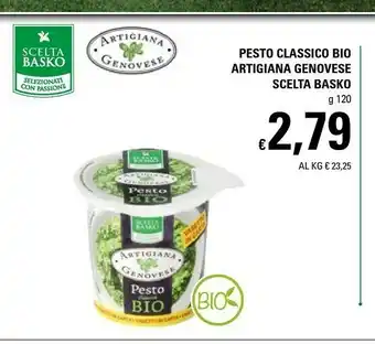 Basko Artigiana genovese Pesto Classico Bio 120 G offerta