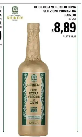Basko Raineri Olio Extra Vergine Di Oliva 750 G(ml) offerta