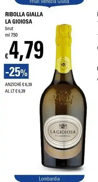 La Gioiosa Ribolla Gialla