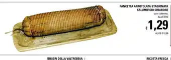 Basko Salumificio Chiarone Pancetta Arrotolata Stagionata offerta