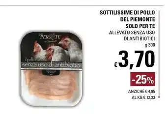 Basko Solo Per Te Sottilissime Di Pollo Del Piemtonte offerta