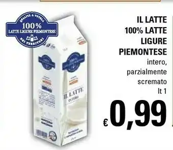 Basko Il Latte 100% Latte Ligurie Piemontese offerta