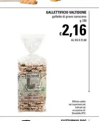 Basko Gallettificio Valtidone - Gallette Di Grano Saraceno 100 G(ml) offerta