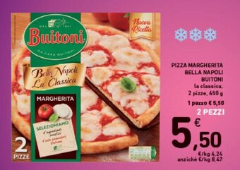Conad Buitoni Pizza Margherita Bella Napoli 650 g offerta