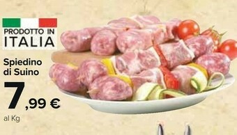 Carrefour Market Spiedini Di Suino offerta