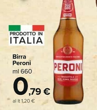 Carrefour Market Peroni Birra 660 G(ml) offerta