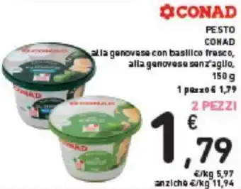 Conad Conad Pesto 150 g offerta