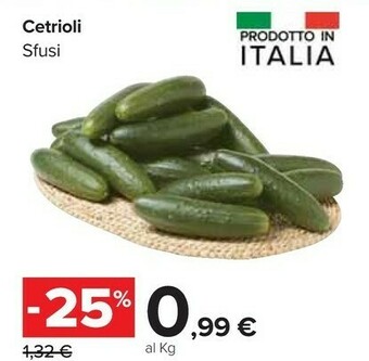 Carrefour Market Cetrioli offerta