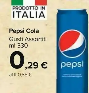 Carrefour Market Pepsi Light 330 G(ml) offerta