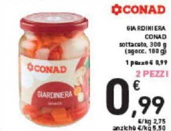 Conad Conad Giardiniera 180 g offerta