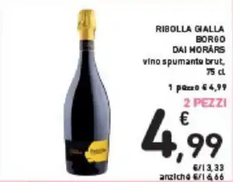 Conad Ribolla Gialla Borgo Dai Morärs 75 cl offerta