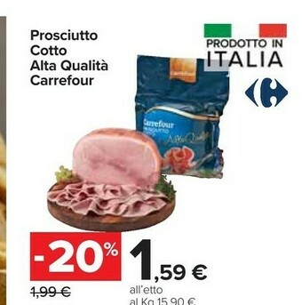 Carrefour Market Carrefour - Prosciutto Cotto Di Alta Qualità offerta