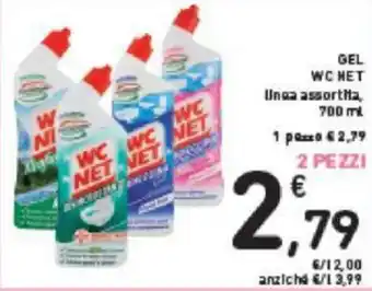 Conad WC Net Gel 700 ml offerta