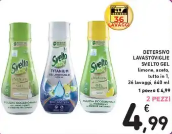 Conad Svelto Detersivo Lavastoviglie Gel 640 ml offerta