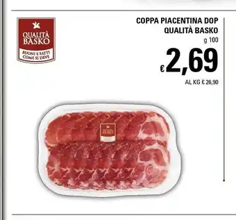 Basko Qualita Basko Coppa Piacentina Dop offerta