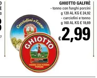 Basko Chiotto Galfre Tonno Con Funghi Porcini offerta