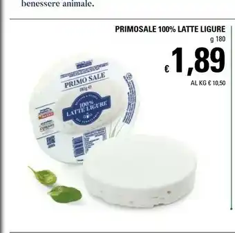 Basko 100% Latte Ligure Primo Sale 180g offerta
