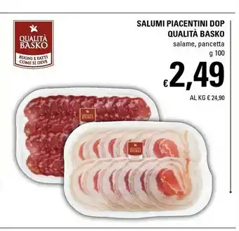 Qualita Basko Salumi Piacentini Dop