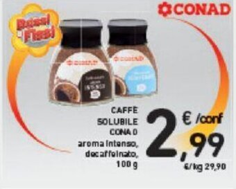 Conad Conad Caffe Solubile 100 g offerta