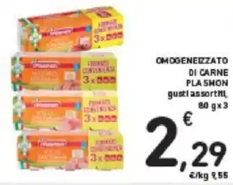 Conad Plasmon Omogenezzato di Carne 80 g x 3 offerta