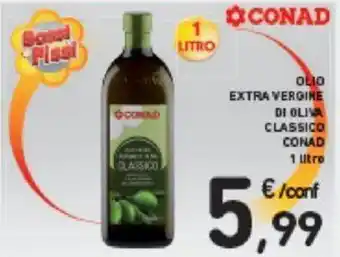 Conad Conad Olio Extra Vergine Di Oliva classico 1 litro offerta