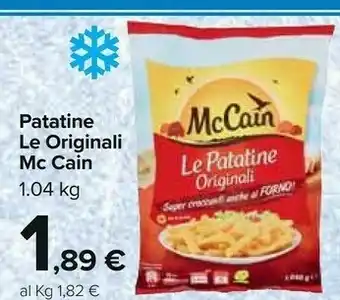 Carrefour Market Mccain Patatine Le Originali 1040 G offerta