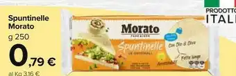 Carrefour Market Morato Pane & Idee - Spuntinelle Classiche 250 G(ml) offerta